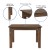 Flash Furniture XA-F-46X30-GG 46" x 30" Rectangular Antique Rustic Solid Pine Farmhouse Dining Table addl-3