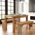 Flash Furniture XA-F-46X30-LN-GG 46" x 30" Rectangular Antique Rustic Light Natural Solid Pine Farmhouse Dining Table addl-1