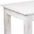 Flash Furniture XA-F-46X30-WH-GG 46" x 30" Rectangular Antique Rustic White Solid Pine Farmhouse Dining Table addl-11