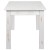 Flash Furniture XA-F-46X30-WH-GG 46" x 30" Rectangular Antique Rustic White Solid Pine Farmhouse Dining Table addl-6