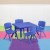 Flash Furniture YU-YCX-0023-2-SQR-TBL-BLUE-E-GG 24" Square Adjustable Blue Plastic Activity Table Set with 4 School Stack Chairs addl-2
