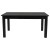 Flash Furniture XA-F-60X38-BW-GG 60" x 38" Rectangular Black Wash Solid Pine Farmhouse Dining Table addl-8