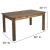 Flash Furniture XA-F-60X38-GG 60" x 38" Rectangular Antique Rustic Solid Pine Farmhouse Dining Table addl-4