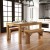 Flash Furniture XA-F-60X38-LN-GG 60" x 38" Rectangular Light Natural Solid Pine Farmhouse Dining Table addl-1