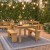 Flash Furniture XA-F-60X38-LN-GG 60" x 38" Rectangular Light Natural Solid Pine Farmhouse Dining Table addl-6