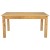 Flash Furniture XA-F-60X38-LN-GG 60" x 38" Rectangular Light Natural Solid Pine Farmhouse Dining Table addl-8