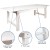 Flash Furniture XA-FARM-5-WH-GG 8