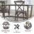 Flash Furniture X-BACK-BURDRIFT Advantage Gray Wash Dark Driftwood X-Back Chair addl-3
