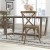 Flash Furniture X-BACK-DNAT Advantage Hand Scraped Dark Natural X-Back Chair addl-1