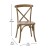 Flash Furniture X-BACK-DNAT Advantage Hand Scraped Dark Natural X-Back Chair addl-4