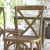 Flash Furniture X-BACK-DNAT Advantage Hand Scraped Dark Natural X-Back Chair addl-6