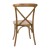 Flash Furniture X-BACK-DNAT Advantage Hand Scraped Dark Natural X-Back Chair addl-7