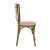 Flash Furniture X-BACK-DNAT Advantage Hand Scraped Dark Natural X-Back Chair addl-9