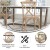 Flash Furniture X-BACK-DRIFT Advantage Driftwood X-Back Chair addl-3
