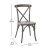 Flash Furniture X-BACK-GREY Advantage Grey X-Back Chair addl-4