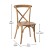 Flash Furniture X-BACK-LB Advantage Light Brown X-Back Chair addl-3
