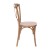 Flash Furniture X-BACK-MEDWHT Advantage Medium with White Grain X-Back Chair addl-9