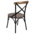 Flash Furniture X-BACK-METAL-FW Advantage X-Back Chair with Metal Bracing and Fruitwood Seat addl-6