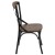 Flash Furniture X-BACK-METAL-FW Advantage X-Back Chair with Metal Bracing and Fruitwood Seat addl-8