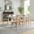 Flash Furniture X-BACK-NWG Advantage Natural with White Grain X-Back Chair addl-4