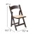 Flash Furniture XF-2903-CHOC-WOOD-GG Hercules Chocolate Wood Folding Chair with Vinyl Padded Seat addl-5