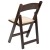 Flash Furniture XF-2903-CHOC-WOOD-GG Hercules Chocolate Wood Folding Chair with Vinyl Padded Seat addl-6