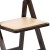 Flash Furniture XF-2903-CHOC-WOOD-GG Hercules Chocolate Wood Folding Chair with Vinyl Padded Seat addl-7
