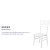 Flash Furniture XS-WHITE-GG Hercules White Wood Chiavari Chair addl-3