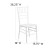 Flash Furniture XS-WHITE-GG Hercules White Wood Chiavari Chair addl-5