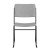 Flash Furniture XU-8700-GY-B-30-GG Hercules 500 lb. Capacity High Density Gray Fabric Stacking Chair with Sled Base addl-10