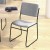 Flash Furniture XU-8700-GY-B-30-GG Hercules 500 lb. Capacity High Density Gray Fabric Stacking Chair with Sled Base addl-5