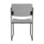 Flash Furniture XU-8700-GY-B-30-GG Hercules 500 lb. Capacity High Density Gray Fabric Stacking Chair with Sled Base addl-7