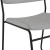 Flash Furniture XU-8700-GY-B-30-GG Hercules 500 lb. Capacity High Density Gray Fabric Stacking Chair with Sled Base addl-8