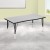 Flash Furniture XU-A3048-CON-GY-T-P-GG 28"W x 47.5"L Rectangle Wave Collaborative Gray Laminate Height Adjustable Activity Table, Short Legs addl-1
