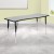 Flash Furniture XU-A3060-CON-GY-T-A-GG 26"W x 60"L Rectangle Wave Flexible Collaborative Gray Laminate Height Adjustable Activity Table addl-1
