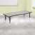 Flash Furniture XU-A3060-CON-GY-T-P-GG 26"W x 60"L Rectangle Wave Collaborative Gray Laminate Height Adjustable Activity Table, Short Legs addl-1