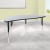 Flash Furniture XU-A60-HCIRC-GY-T-A-GG 60" Half Circle Wave Flexible Collaborative Gray Thermal Laminate Activity Table addl-1
