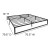 Flash Furniture XU-BD10001-K-GG 14" Metal Platform Bed Frame with Steel Slat Support King addl-5