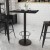 Flash Furniture XU-BLKTB-2430-TR18B-3CFR-GG 24