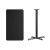 Flash Furniture XU-BLKTB-2442-T2230B-GG 24