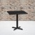 Flash Furniture XU-BLKTB-3030-T2222-GG 30