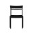 Flash Furniture XU-CH-10318-BK-GG Indoor/Outdoor Black Steel 2 Slat Stack Chair addl-10