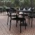 Flash Furniture XU-CH-10318-BK-GG Indoor/Outdoor Black Steel 2 Slat Stack Chair addl-1