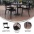 Flash Furniture XU-CH-10318-BK-GG Indoor/Outdoor Black Steel 2 Slat Stack Chair addl-3