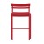 Flash Furniture XU-CH-10318-B-RED-GG Indoor/Outdoor Red Metal 2 Slat Bar Height Stool addl-10