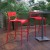 Flash Furniture XU-CH-10318-B-RED-GG Indoor/Outdoor Red Metal 2 Slat Bar Height Stool addl-6