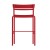 Flash Furniture XU-CH-10318-B-RED-GG Indoor/Outdoor Red Metal 2 Slat Bar Height Stool addl-7