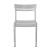 Flash Furniture XU-CH-10318-SIL-GG Indoor/Outdoor Quicksilver Steel 2 Slat Stack Chair addl-10