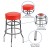 Flash Furniture XU-D-100-RED-GG Double Ring Chrome Red Barstool addl-4