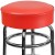 Flash Furniture XU-D-100-RED-GG Double Ring Chrome Red Barstool addl-9